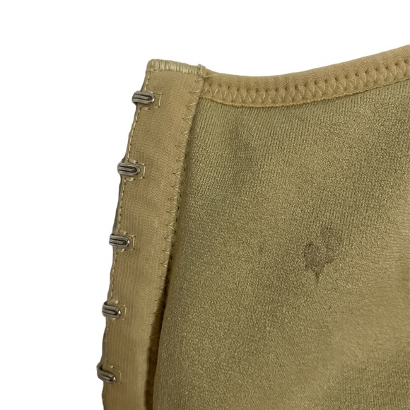 Set of two nursing or after surgery front close sports bras nude black small - Picture 7 of 8